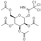 structure of CAS# 121238-27-5, 2,3,4,6-四-O-乙酰基-alpha-D-甘露糖基亚氨代三氯乙酸酯