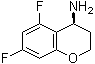structure of CAS# 1212993-64-0, (4S)-5,7-二氟-3,4-二氢-2H-1-苯并吡喃-4-胺