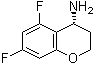 structure of CAS# 1213103-28-6, (4R)-5,7-二氟-3,4-二氢-2H-1-苯并吡喃-4-胺