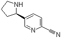 CAS 登录号：1213417-10-7, (R)-5-(吡咯烷-2-基)吡啶-2-甲腈