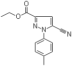 CAS # 121434-51-3, 5-Cyano-1-(4-methylphenyl)-1H-pyrazole-3-carboxylic acid ethyl ester