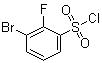 structure of CAS# 1214372-19-6, 3-溴-2-氟苯磺酰氯