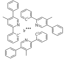 CAS # 1215692-43-5, Tris[2-(4-methyl-5-phenyl-2-pyridinyl)phenyl]-iridium