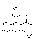 CAS # 121660-37-5, 2-Cyclopropyl-4-(4-fluorophenyl)quinoline-3-carboxaldehyde