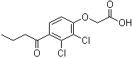 CAS # 1217-67-0, (2,3-Dichloro-4-butyrylphenoxy)acetic acid, 2-[2,3-Dichloro-4-(1-oxobutyl)phenoxy]acetic acid