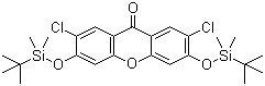 CAS # 121714-20-3, 2,7-Dichloro-3,6-bis[[(1,1-dimethylethyl)dimethylsilyl]oxy]-9H-xanthen-9-one