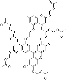 structure of CAS# 121714-22-5, 钙荧光探针 Fluo 3-AM
