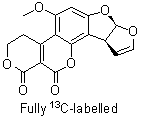 CAS # 1217444-07-9, Aflatoxin G1-<sup>13</sup>C<sub>17</sub>