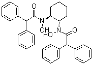 structure of CAS# 1217464-22-6, (1S,2S)-N,N'-Dihydroxy-N,N'-bis(diphenylacetyl)cyclohexane-1,2-diamine