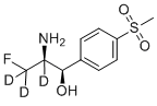 CAS # 1217625-88-1, (1R,2S)-2-Amino-3-fluoro-1-[4-(methylsulfonyl)phenyl]-1-(2,3,3-2H3)propanol