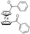 structure of CAS# 12180-80-2, 1,1'-Dibenzoylferrocene