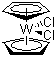 structure of CAS# 12184-26-8, 双(环戊二烯)二氯化钨