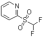 CAS # 1219454-89-3, 2-(Difluoromethanesulfonyl)pyridine, 2-(Difluoromethylsulfonyl)pyridine, Difluoromethyl 2-pyridyl sulfone