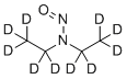 structure of CAS# 1219794-54-3, N-Nitroso-diethylamine D10