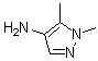 structure of CAS# 121983-36-6, 1,5-Dimethyl-1H-pyrazol-4-amine