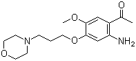 CAS # 1219937-97-9, 1-[2-Amino-5-methoxy-4-(3-(morpholin-4-yl)propoxy)phenyl]ethanone