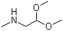 CAS # 122-07-6, Methylaminoacetaldehyde dimethyl acetal, 1,1-Dimethoxy-2-(methylamino)-ethane