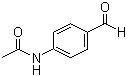 structure of CAS# 122-85-0, 4-Acetamidobenzaldehyde