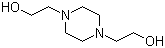 structure of CAS# 122-96-3, N,N'-Bis(2-hydroxyethyl)piperazine