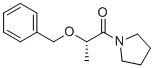 structure of CAS# 122151-32-0, (S)-2-(苄氧基)-1-(吡咯烷-1-基)丙烷-1-酮
