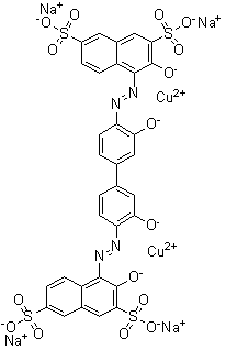 CAS # 12222-00-3, Direct Blue 80, Benzanil Supra Blue 2RLL, Chlorantine Fast Blue 2RLL, Direct Blue 2RL, Direct Blue 80, Intralite Blue NBLL, Intralite Fast Blue NBLL, Solophenyl Blue A 4RL, Superlitefast Blue RL