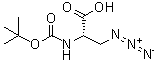 CAS # 122225-54-1, N-tert-Butoxycarbonyl-beta-azido-L-alanine