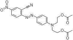 CAS # 12223-42-6, Disperse Red 82, Disperse Red B-BL, 2-[N-(2-acetyloxyethyl)-4-(2-cyano-4-nitrophenyl)diazenylanilino]ethylacetate