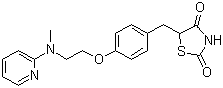 structure of CAS# 122320-73-4, Rosiglitazone