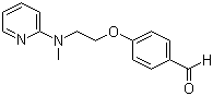 CAS # 122321-03-3, 4-[2-(Methyl-2-pyridinylamino)ethoxy]benzaldehyde