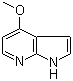 structure of CAS# 122379-63-9, 4-甲氧基-7-氮杂吲哚
