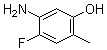 structure of CAS# 122455-85-0, 5-Amino-4-fluoro-2-methylphenol