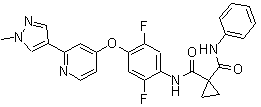 structure of CAS# 1225278-16-9, DCC-2618