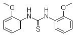N,N'-Bis(2-methoxyphenyl)thiourea molecular structure (CAS 1226-64-8)