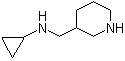 CAS # 1226016-69-8, N-Cyclopropyl-3-piperidinemethanamine
