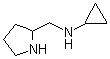 CAS 登录号：1226215-03-7, N-环丙基-2-吡咯烷甲胺