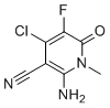 structure of CAS# 1227053-98-6, 2-氨基-4-氯-5-氟-1-甲基-6-氧代-1,6-二氢吡啶-3-甲腈