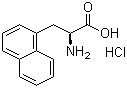 structure of CAS# 122745-10-2, 3-(1-萘基)-L-丙氨酸盐酸盐