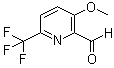 CAS 登录号：1227584-28-2, 3-甲氧基-6-(三氟甲基)-2-吡啶甲醛