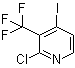 structure of CAS# 1227603-55-5, 2-氯-4-碘-3-(三氟甲基)吡啶