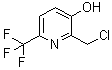 CAS # 1227606-43-0, 2-(Chloromethyl)-6-(trifluoromethyl)-3-pyridinol