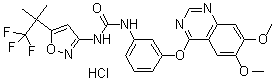 structure of CAS# 1227678-26-3, CEP-32496 (盐酸盐)