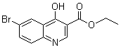 structure of CAS# 122794-99-4, 6-溴-4-羟基喹啉-3-羧酸乙酯