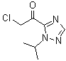 structure of CAS# 1227958-34-0, 2-氯-1-[1-异丙基-1H-1,2,4-三唑-5-基]乙酮