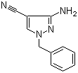 structure of CAS# 122800-01-5, 3-氨基-1-苄基-1H-吡唑-4-甲腈