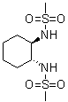 structure of CAS# 122833-58-3, N,N'-(1R,2R)-1,2-Cyclohexanediylbismethanesulfonamide