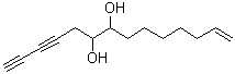 structure of CAS# 122855-49-6, 13-Tetradecene-1,3-diyne-6,7-diol