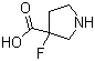 CAS # 1228634-93-2, 3-Fluoro-3-pyrrolidinecarboxylic acid
