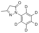 CAS # 1228765-67-0, Edaravone D5, 5-methyl-2-(2,3,4,5,6-pentadeuteriophenyl)-4H-pyrazol-3-one