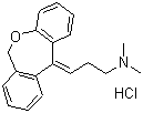 CAS # 1229-29-4, Doxepin hydrochloride, 11-(3-Dimethylaminopropylidene)-6,11-dihydro-benz[b,e]Oxepin
