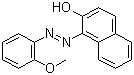 CAS # 1229-55-6, Solvent Red 1, 1-[(2-Methoxyphenyl)azo]-2-Naphthalenol, C.I. 12150, Oil Red G